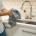 Ripple Kitchen Towel Ld Grey