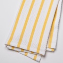 Basketweave Dishtowel Lemon