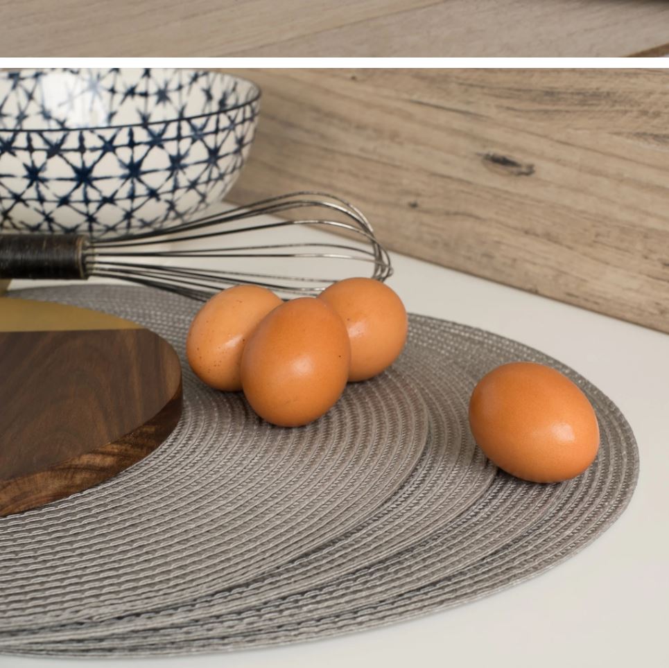 Disko Cobblestone Round Placemat