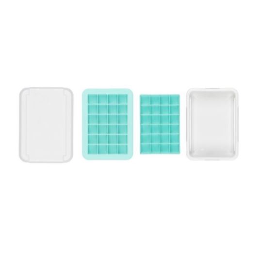 OXO Covered Silicone Cocktail Ice Cube Tray