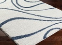 Birmingham Blue Swirl Rug 5x7"