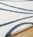 Birmingham Blue Swirl Rug 5x7"