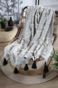 Benito Naturel Throw 50x60in