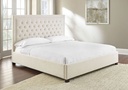 Isadora White King Bed 