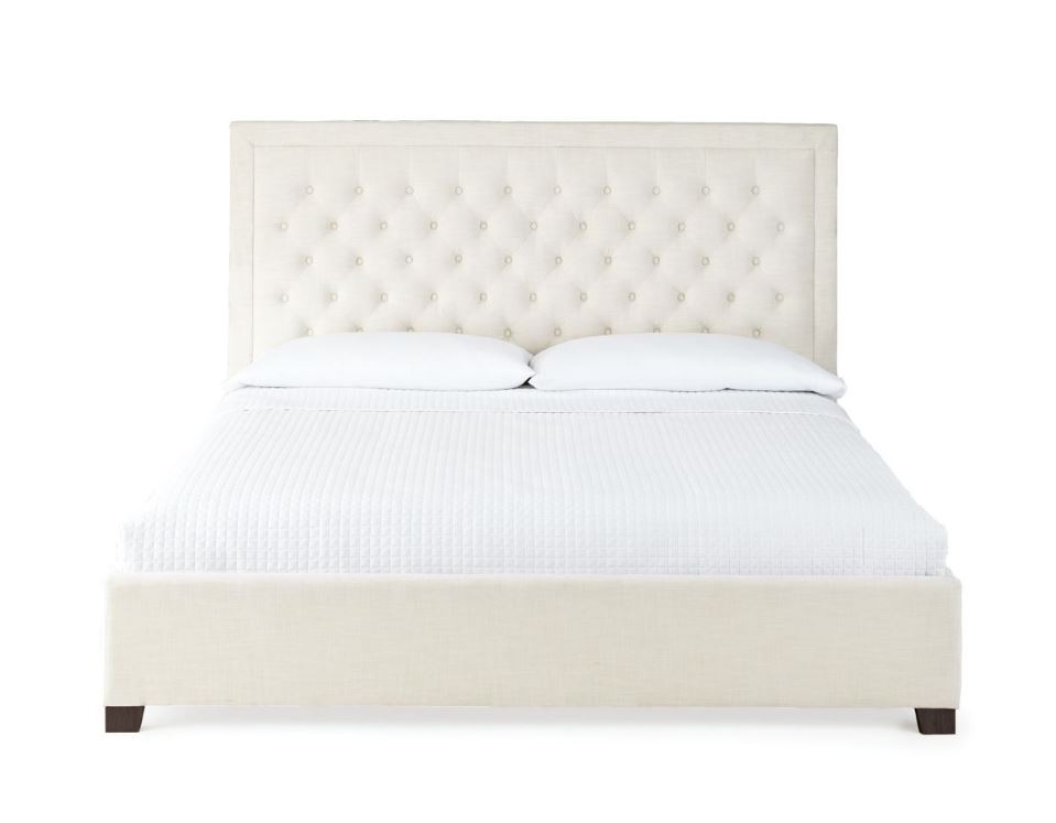 Isadora White King Bed 