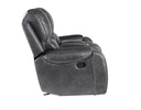 Keily Manual Swivel Recliner Chair Grey