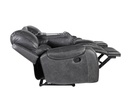 Keily Manual Motion Recliner Sofa Grey