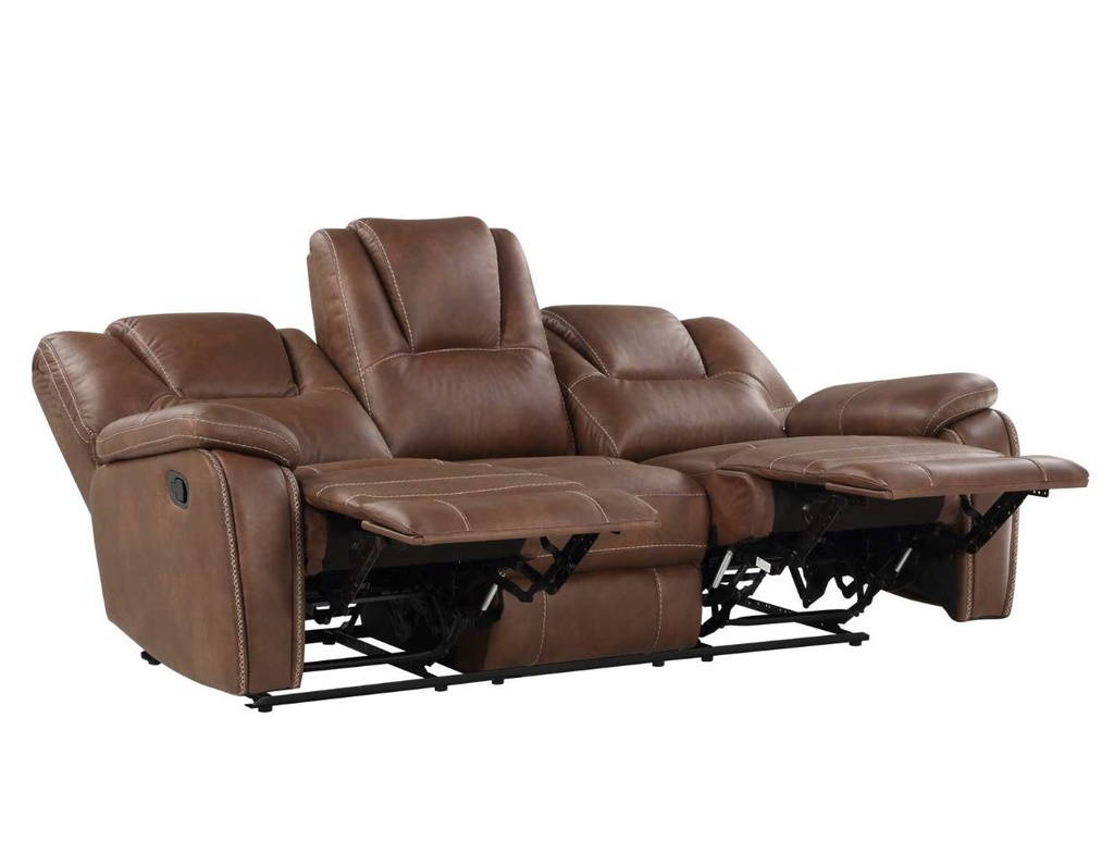 Katrine Manual Motion Sofa Brown