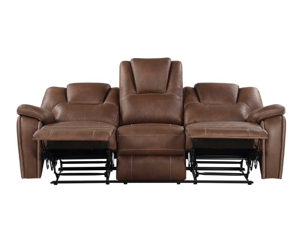 Katrine Manual Motion Sofa Brown