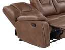 Katrine Manual Motion Sofa Brown