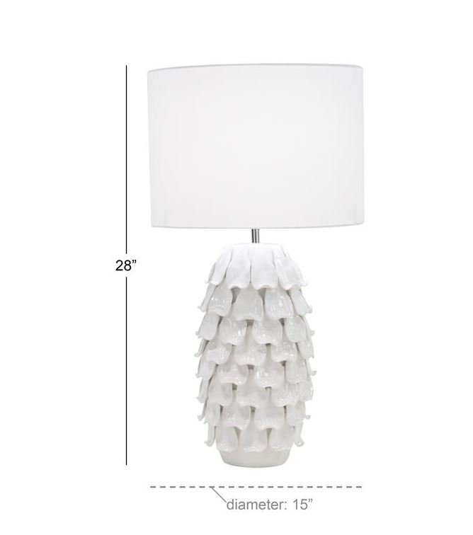 Decorative Ceramic Lamp 28in