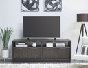 Oxford Media Console 74in Bas Grey