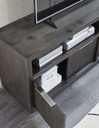Oxford Media Console 74in Bas Grey