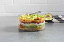 Glass 7 Layer Dip Bowl Set