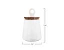 Round Glass Storage Jar 7in