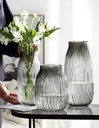 Etched Bulb Vase 10in