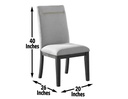 Yves Dining Chair Grey