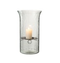 Blurred Glass Candleholder 13in