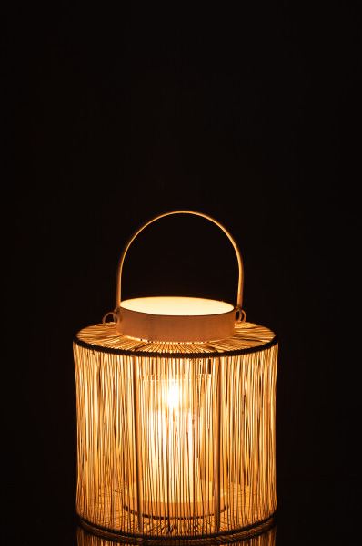 Matte Metal Lantern Sm