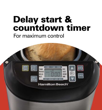 Hamilton Beach Artisan Dough & Bread Maker