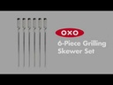 OXO Good Grips Grilling Skewer Set 6pc