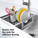 OXO Good Grips Over-The-Sink Aluminum Dish Rack