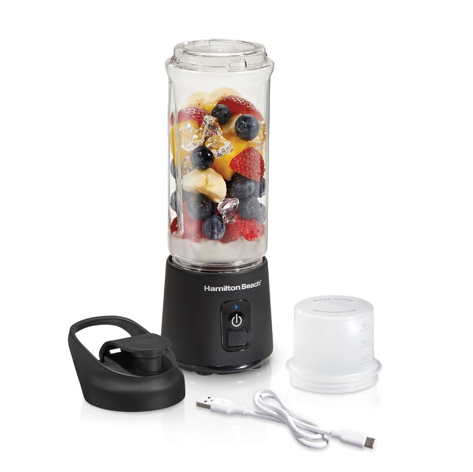 Hamilton Beach® Cordless Portable Blender Black