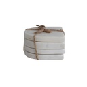 Arched Marble Coasters Set of 4