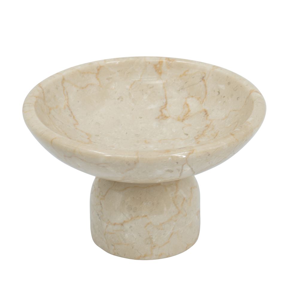 Marble Fruit Bowl 7in