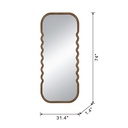 Retro Wooden Floor Mirror 74in