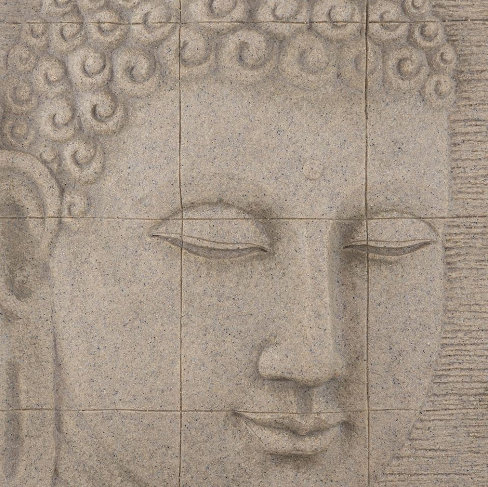 Buddha Sandstone Fountain 39in