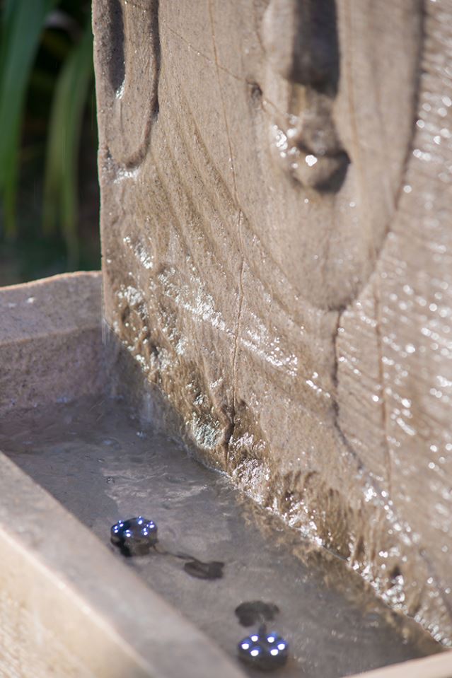 Buddha Sandstone Fountain 39in