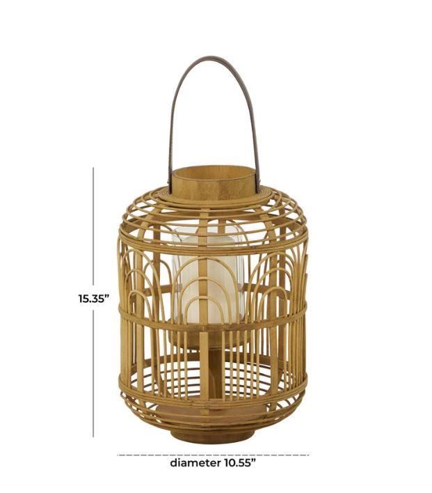 Bamboo Lantern 15in