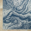 Ravello Blue Swirl Indoor Outdoor Rug 5x7