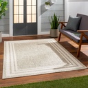 Eagean Cream Border Rug 8x10