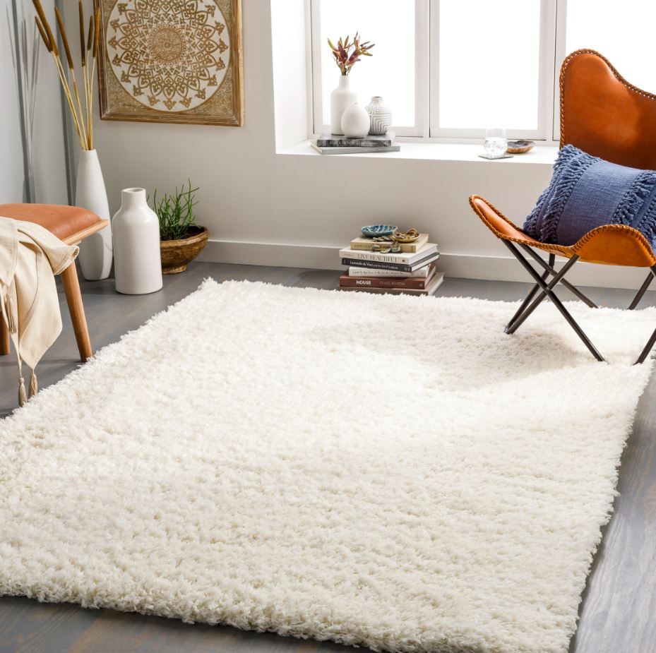 Angora Cream Rug 6.7x9