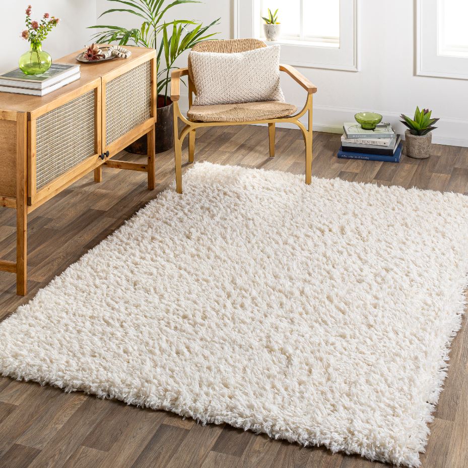 Angora Cream Rug 6.7x9