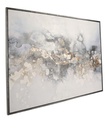 Abstract Watercolor Framed Canvas 65x47in