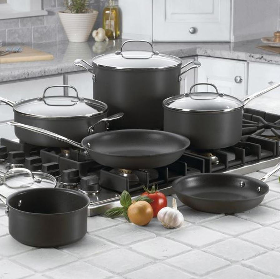 Cuisinart Chef's Classic Hard Anodized Cookware Set 10pc