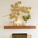 Gold Flower Wall Decor 36x60in