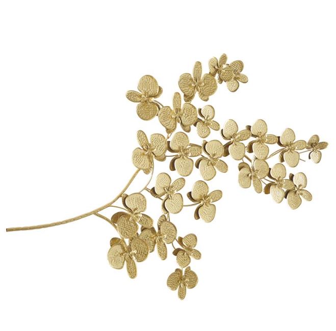 Gold Flower Wall Decor 36x60in