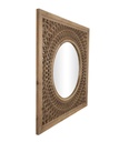 Carved Wood Mirror 40in