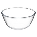 Glass Salad Bowl with Bamboo Lid 2.7L