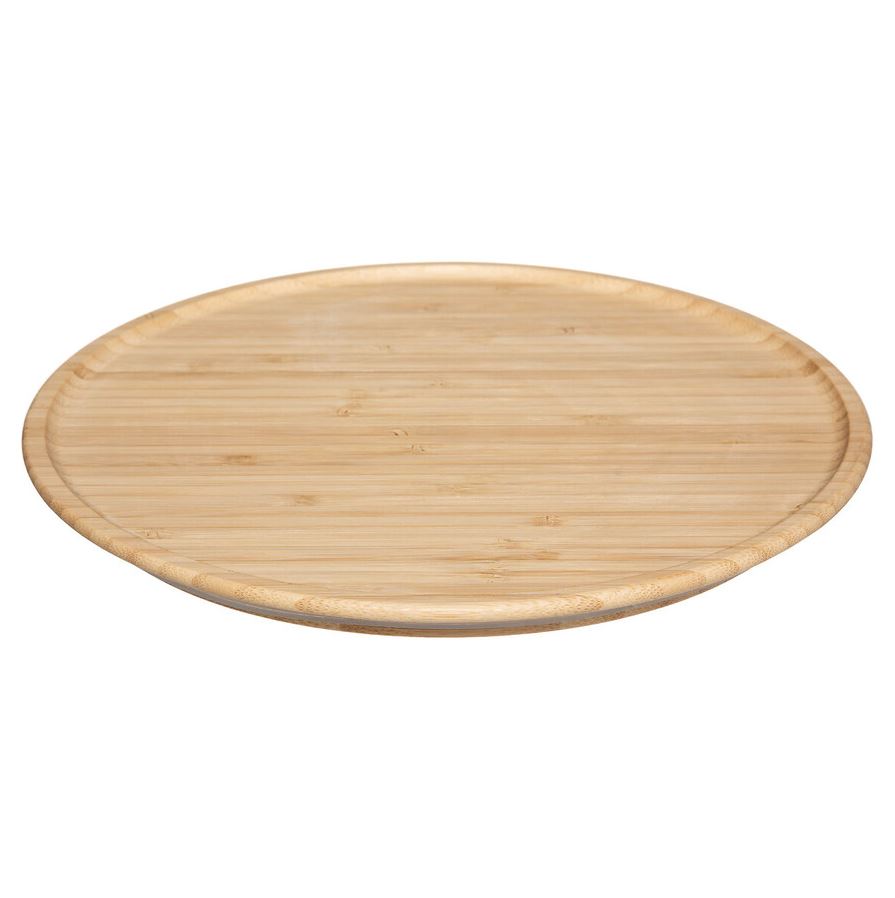 Glass Salad Bowl with Bamboo Lid 2.7L