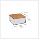 Selena Storage Box with Bamboo Lid Small
