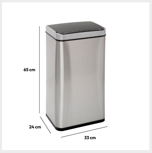 Sensor Dustbin Stainless Steel 40L