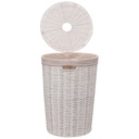 Round Laundry Basket White