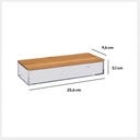 Selena Storage Box with Bamboo Lid Medium