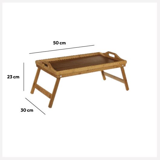 Bamboo Bed Tray 50cmx30cm