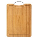 Bamboo Cutting Board with Stainless Steel Handle 42cmx30cm